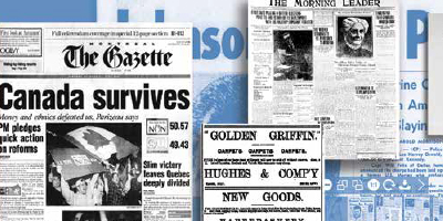 Canadian Historical Newspapers