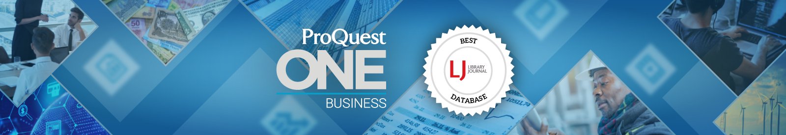 ProQuest One Business:“新产品之最”来自查尔斯顿顾问的评价
